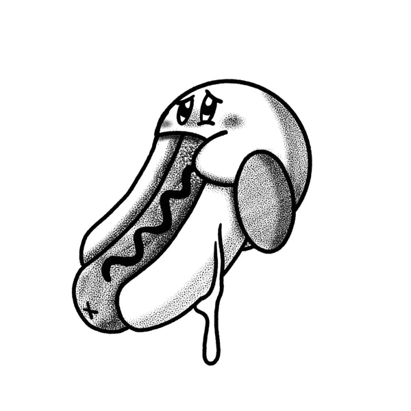 Craving for Hotdogs (3x3 In)