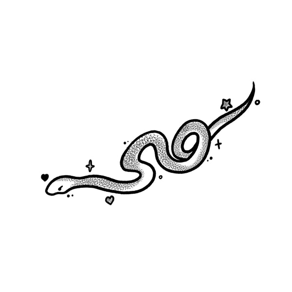 Cute Snake Tattoo