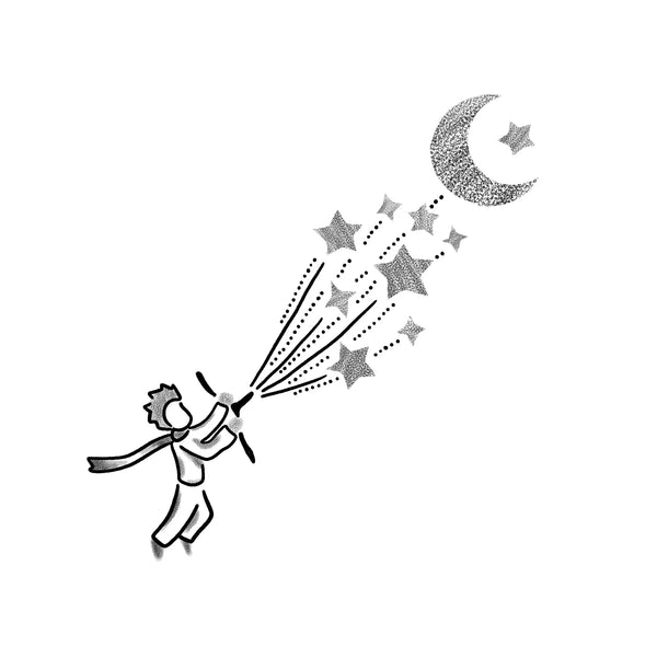 Flying with Stars(3x3 In)