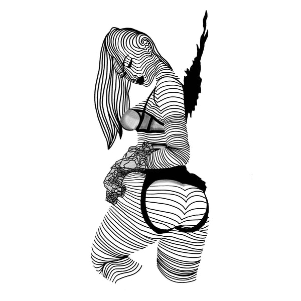 Girl 1 (6x3 In)