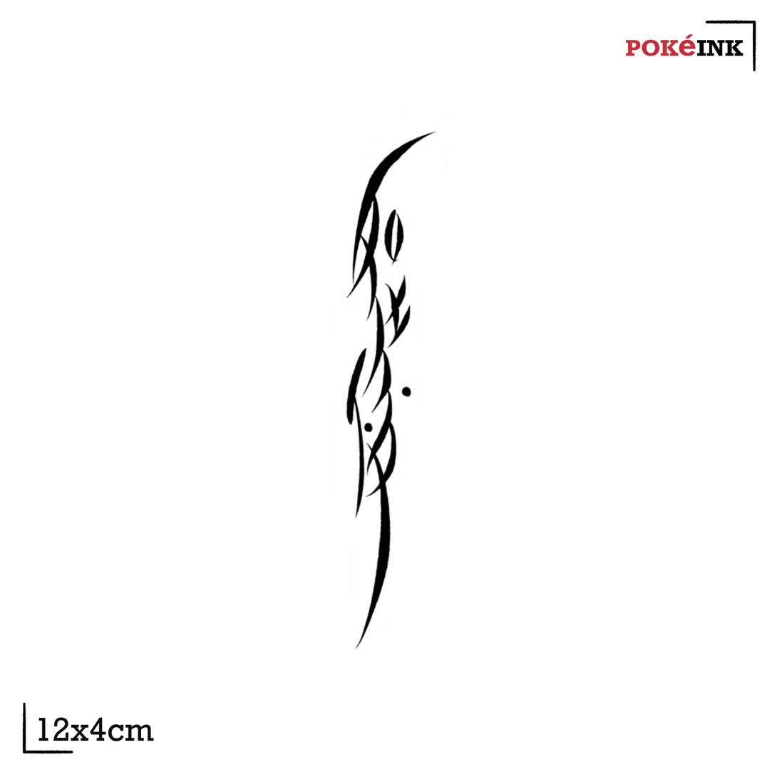 Chinese Womanese Fonts Tattoo
