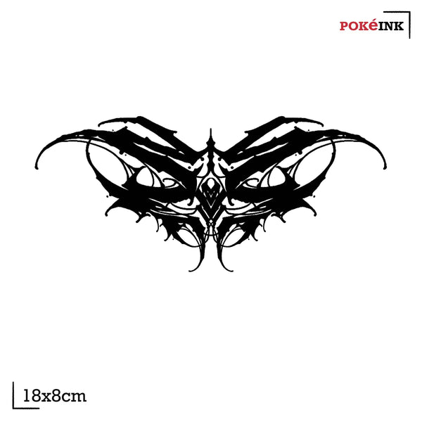 Cybersigilism Bat Temporary Tattoo by POKéINK