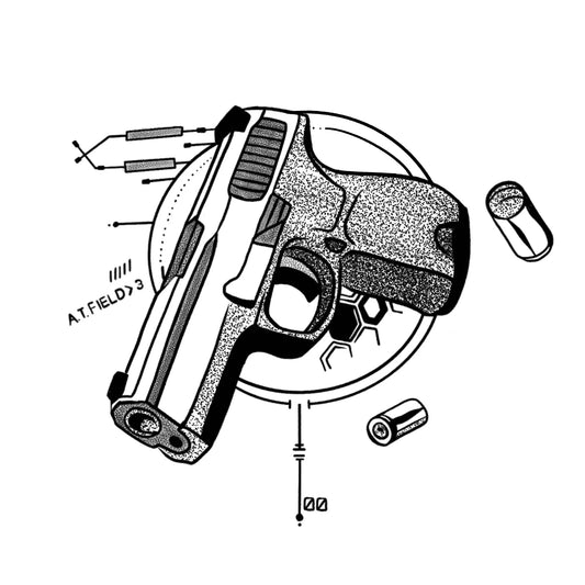 Misato’s pistol(4x4 In)