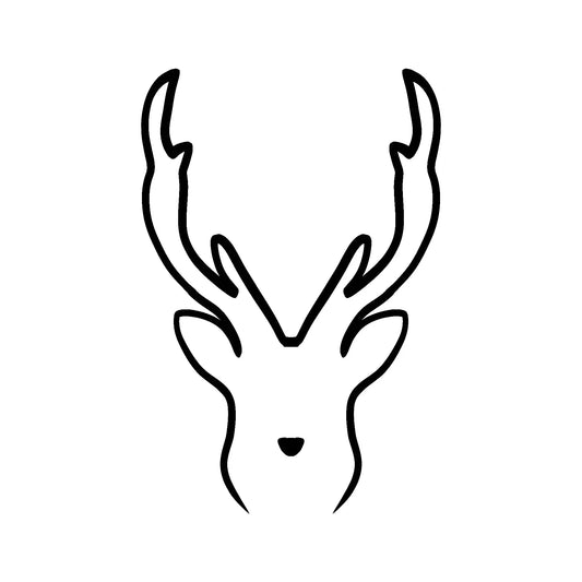 Dear Deer Temporary Tattoo by POKéINK 2x2 In
